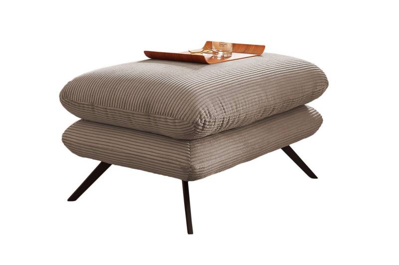 KAWOLA Hocker CHARME, Hockerbank Cord, verschiedene Breiten und verschiedene Farben von KAWOLA