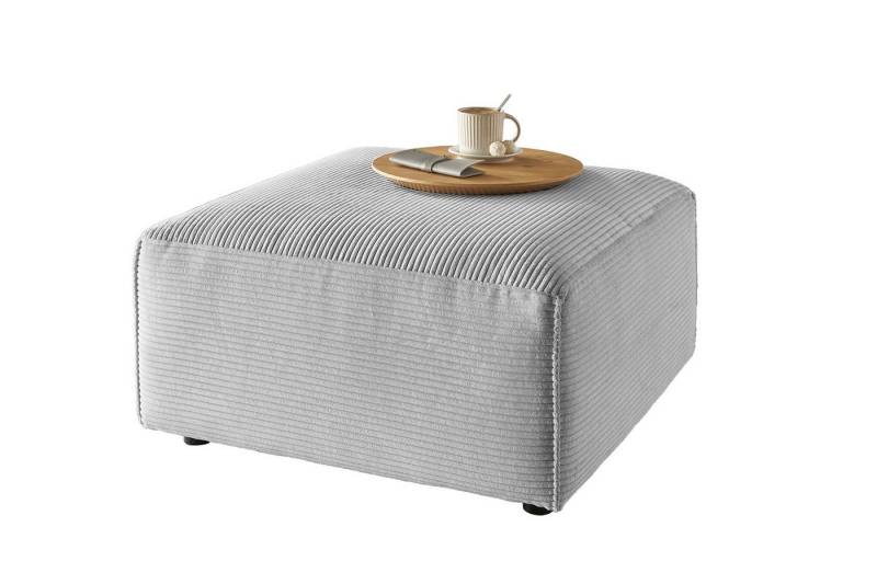 KAWOLA Hocker RANI, Polsterhocker Cord verschiedene Farben von KAWOLA