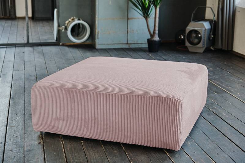 KAWOLA Hocker WIOLO SOFT, Sitzelement für Modulsofa Cord versch. Farben von KAWOLA