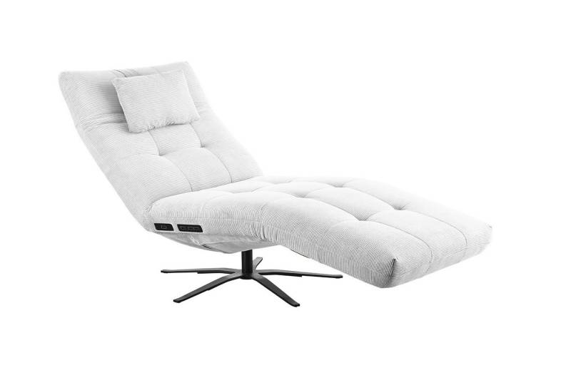 KAWOLA Relaxliege LETICIA, motorisch mit Nackenkissen verschiedene Bezüge und Farben von KAWOLA