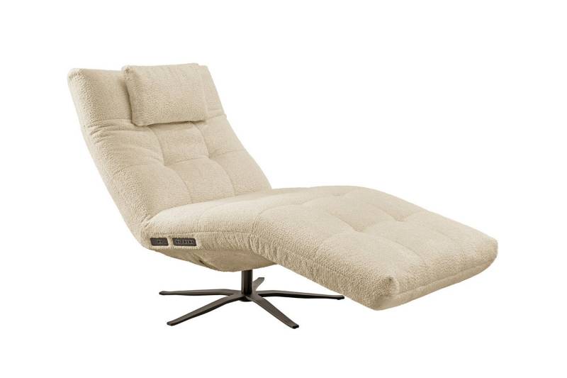 KAWOLA Relaxliege LETICIA, motorisch mit Nackenkissen verschiedene Bezüge und Farben von KAWOLA