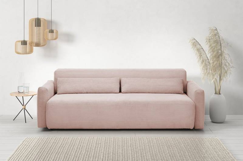 KAWOLA Schlafsofa NEO, Bettsofa Cord verschiedene Farben von KAWOLA