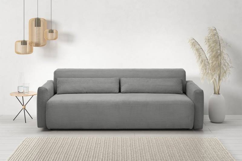 KAWOLA Schlafsofa NEO, Bettsofa Cord verschiedene Farben von KAWOLA