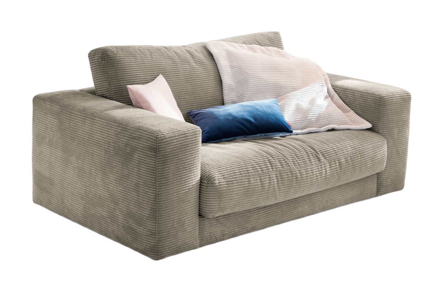 KAWOLA Sessel MADELINE, Doppelsessel Loveseat Cord versch. Farben von KAWOLA