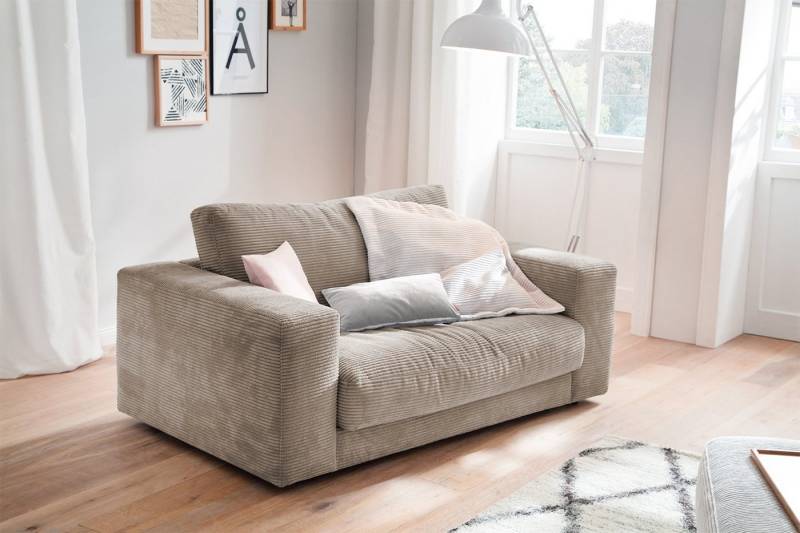 KAWOLA Sessel MADELINE, Doppelsessel Loveseat Cord versch. Farben von KAWOLA