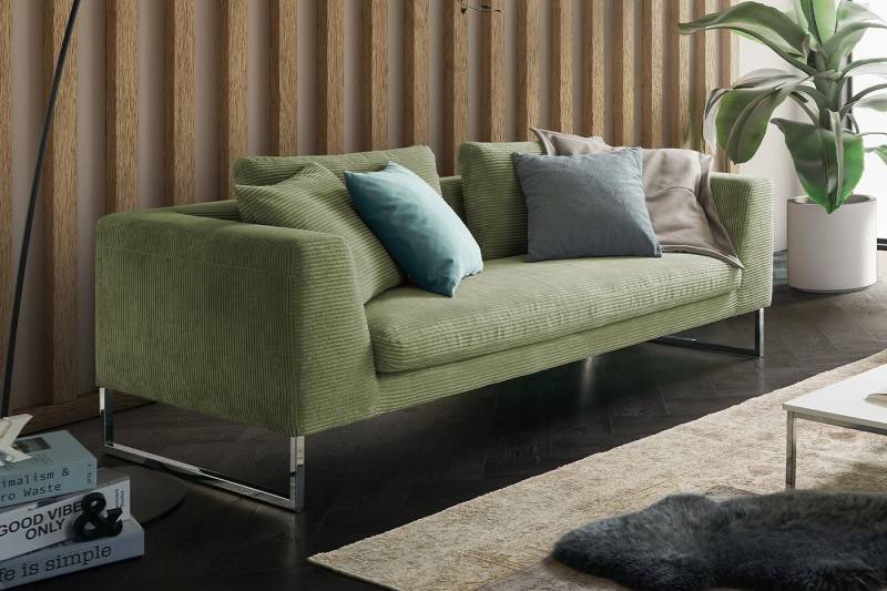 KAWOLA Sofa ARIAN, 2,5-Sitzer od. 3-Sitzer Cord versch. Farben von KAWOLA