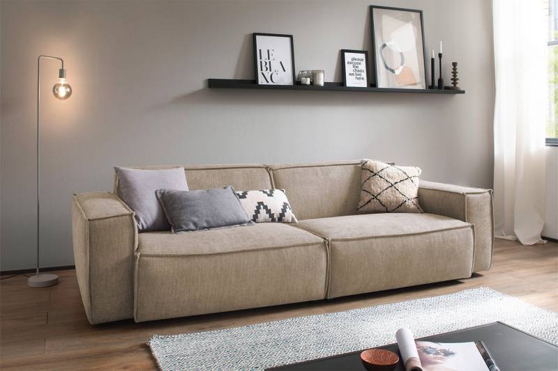 KAWOLA Sofa SAMU, Couch Stoff 2-Sitzer oder 3-Sitzer verschiedene Farben von KAWOLA
