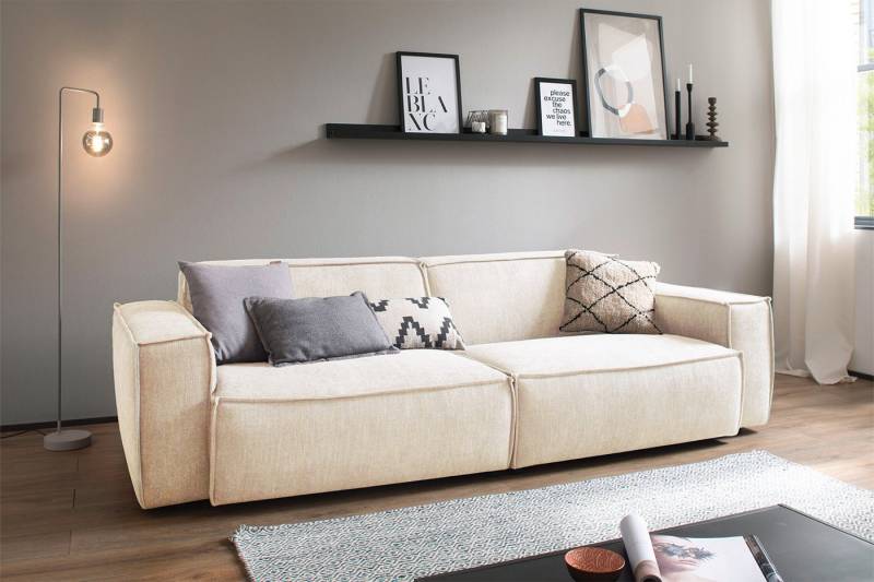 KAWOLA Sofa SAMU, Couch Stoff 2-Sitzer oder 3-Sitzer verschiedene Farben von KAWOLA