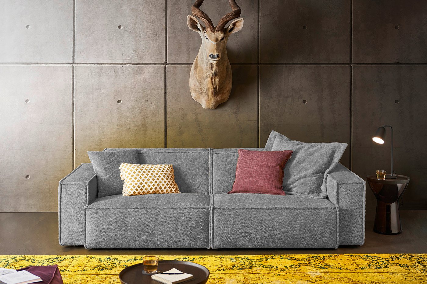 KAWOLA Sofa SAMU, Webstoff 2-Sitzer od. 3-Sitzer versch. Farben KAWOLA Sofa SAMU, Webstoff 2-Sitzer od. 3-Sitzer versch. Farben von KAWOLA