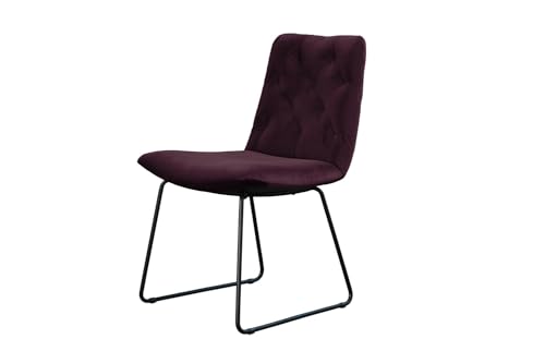 KAWOLA Stuhl New Charme Esszimmerstuhl Velvet Purple von KAWOLA