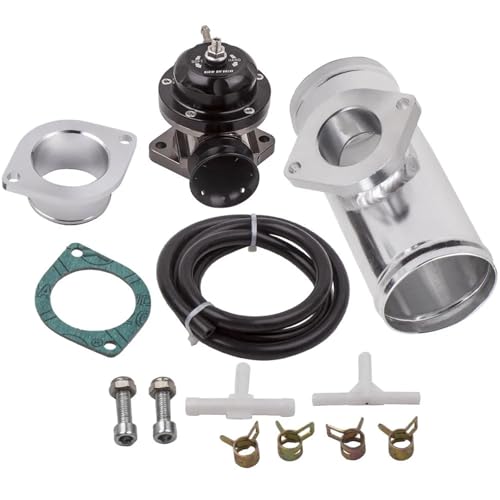 Universal Billet Anodized Type RS Blow Off Valve Bov Kit & 2.5" Flange Pipe von KAWZLOSBK
