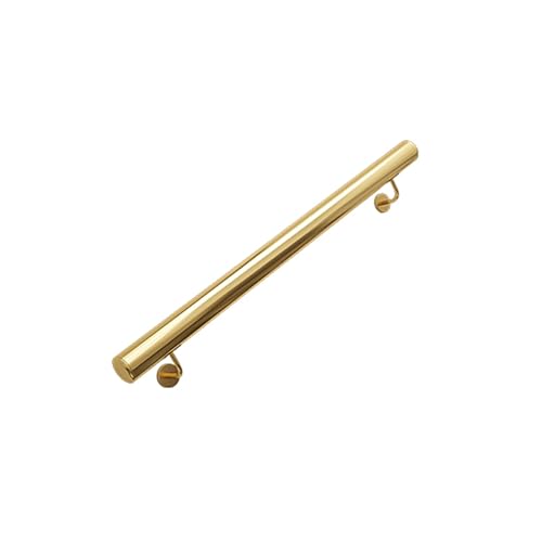 KAXLDHH Edelstahlgeländer Für Außentreppen, Treppengeländer Geländer, Handlauf Treppe, Rutschfeste Geländer Für Den Innenbereich, Wohn- Und Gewerbegebäude(Gold,120cm) von KAXLDHH