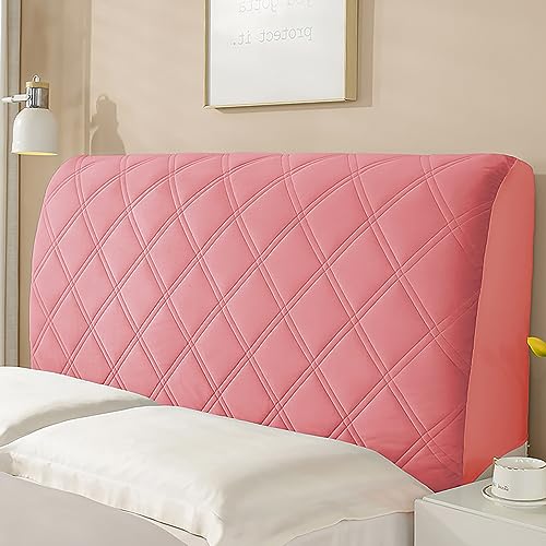 KAYBTNT Bett Kopfteil Bezug, Weicher Stretch Bed Headboard Cover, Staubdicht Waschbar Bettkopfteil Husse, Universell Verdicken Kopfteilbezug überzug für Full Twin Queen King,Rose,160cm von KAYBTNT