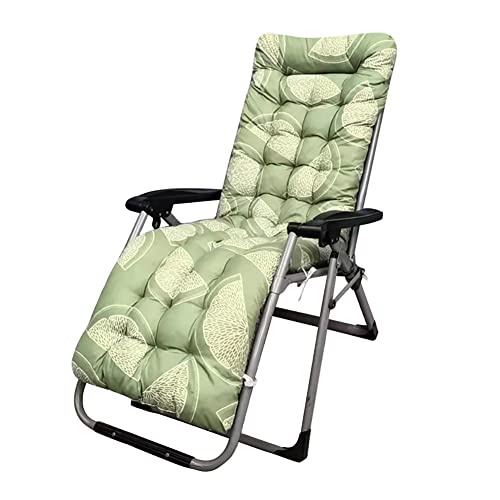 KAYBTNT Gartenliege Auflage - Extra Dicke Liegenauflage - Bequeme Sonnenliege Auflage - Deckchair Auflagen - Anti-Rutsch Liegestuhl Auflage für Outdoor Terrasse (170 x 53 x 8 cm),Grün von KAYBTNT