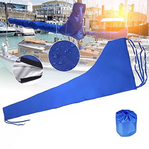 KAYBTNT Segelschiff Abdeckung, Ripstop Segelboot Großsegel Abdeckung, 420D Oxford-Stoff UV-Beständig. Wasserdichtes Staubdicht Segelboot Schutzhüllen mit Selbstklebende Gurte,9 to 10FT/320x94cm von KAYBTNT