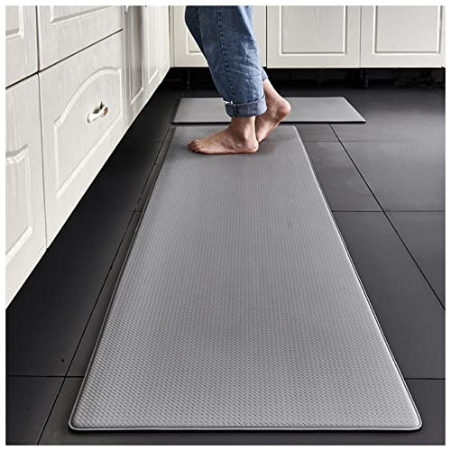 Badematte Rutschfest PVC Waschbare Küchenmatte Grau Vinyl Rutschfeste Teppich Wasserdichte Öldichte Lange Teppich for Boden Balkon Waschküche Eingang Fußmatte Rutschfeste Matte ( Color : Color 1 , Siz Badematte Rutschfest PVC Waschbare Küchenmatte Grau Vinyl Rutschfeste Teppich Wasserdichte Öldichte Lange Teppich for Boden Balkon Waschküche Eingang Fußmatte Rutschfeste Matte ( Color : Color 1 , Siz von KAYLRE