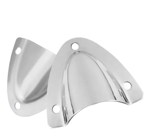 1 Stück Clam Shell Vent Hardware Edelstahl Leichtes Bootszubehör Beiboot UV-beständig Clam Shell Vent Cover Yacht(L) von KAYPBWQMG