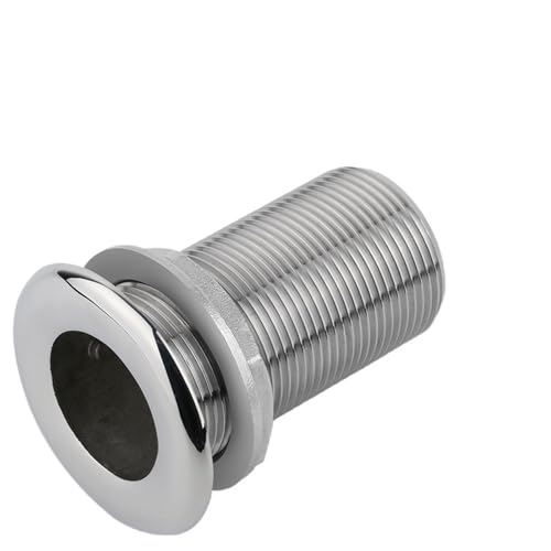 1 Stück Edelstahl Thru Hull Wasserablauf Boot Hardware Fitting Zubehör Wasserauslass Boot Ablassventil for Yacht(E) von KAYPBWQMG