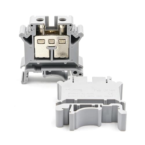 10 Stücke UK 16N Din-schiene Terminal Block Hohe Strom 101A 800 V Schraube Verbindung Elektrische Leiter(UK-16N-10PCS-GRAY) von KAYPBWQMG