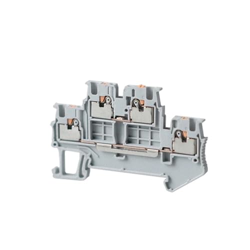 10 stücke PTTB-1.5 Din Rail Terminal Block Elektrischer Anschluss 1,5mm Doppelschicht Federverdrahtung Anschlussdraht Leiter von KAYPBWQMG