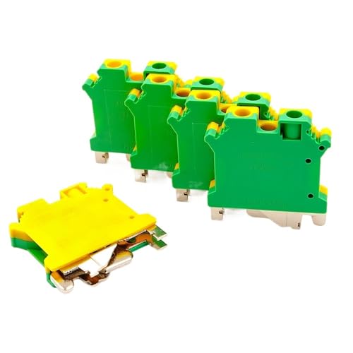10Pcs USLKG 6 DIN Rail Terminal Block Hohe Strom Erdung 500V 50A Schraube Verbindung Leiter 10Pcs USLKG 6 DIN Rail Terminal Block Hohe Strom Erdung 500V 50A Schraube Verbindung Leiter von KAYPBWQMG