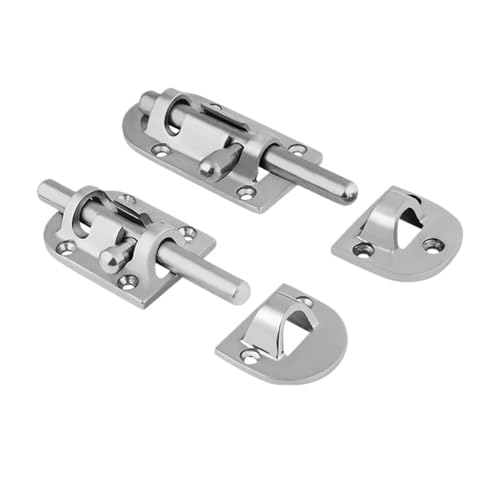 1Pcs Edelstahl Boot Tür Fenster Schloss Latch Slide Barrel Bolt Verschluss Schiebe Haspe Schlösser Push Pull Toggle Schnalle(60x30mm) von KAYPBWQMG