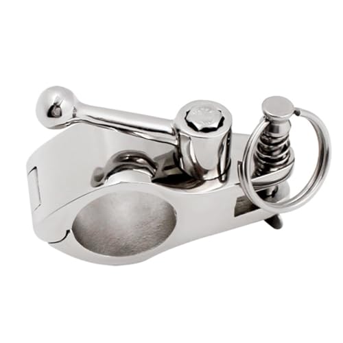 22mm 25mm Edelstahl 316 Fitting Boot Bimini Top Klapp Kiefer Rutsche Einfach Installieren Schlüssel Klemme(Pin wrench with Loop,25mm) von KAYPBWQMG