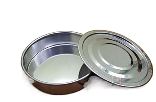 KAYRAM Durchmesser 20 cm von 10 Mesh bis 200 Mesh Edelstahlnetz Chroming Körper Test Sieb Standard Testsieb Laborsieb (Größe: Deckel und Boden) von KAYRAM