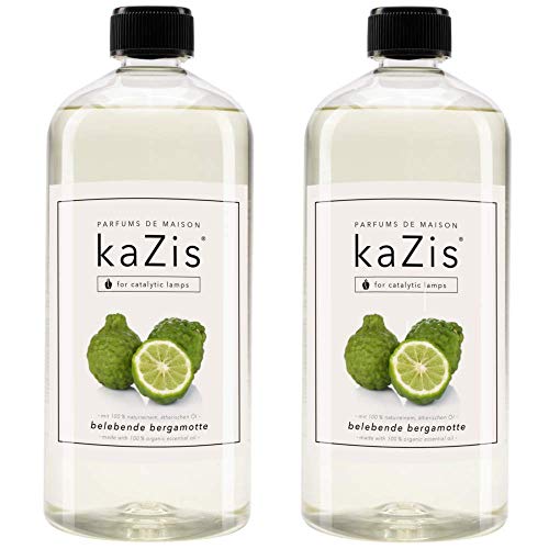 KAZIS® I Duft-Set I Bergamotte I Für alle katalytischen Lampen I 2 x1 Liter I Nachfüll-Flasche I 2 x 1000 ml KAZIS® I Duft-Set I Bergamotte I Für alle katalytischen Lampen I 2 x1 Liter I Nachfüll-Flasche I 2 x 1000 ml von KAZIS
