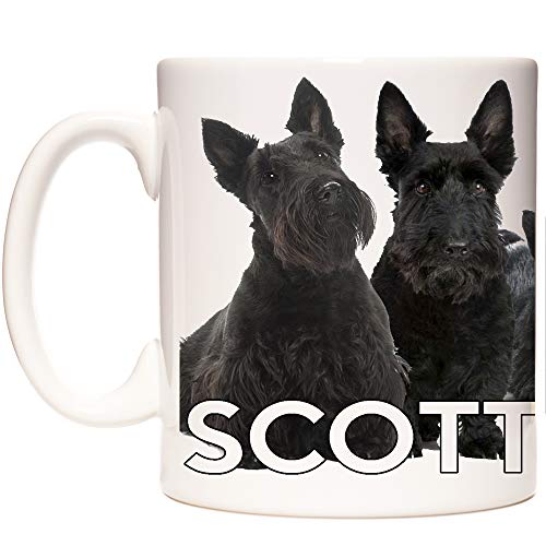 Tasse mit Scottish Terrier, Keramik, Geschenktasse mit Scottish Terrier, Mikrowellen- und spülmaschinenfest, ausgezeichnete Geburtstagstasse oder Feiertagsgeschenk von KAZMUGZ