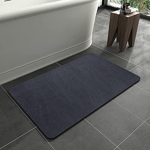 Badematte Rutschfester, 40x60cm, absorbierend Badteppich, schnelltrocknende Badematte, Badvorleger rutschfest Waschbar, SaugfäHige Badezimmermatte, Duschvorleger für Dusche, Badewannen, WC Deko von KAZOLEN