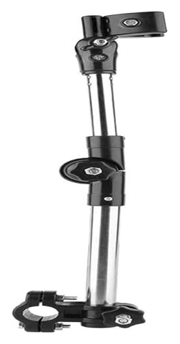 Fahrrad-Regenschirmhalterung, 360°+180° klappbarer Teleskop-Regenschirmhalter aus Edelstahl for den Außenbereich, robuster, verstellbarer Schirmhalter von KAnduo
