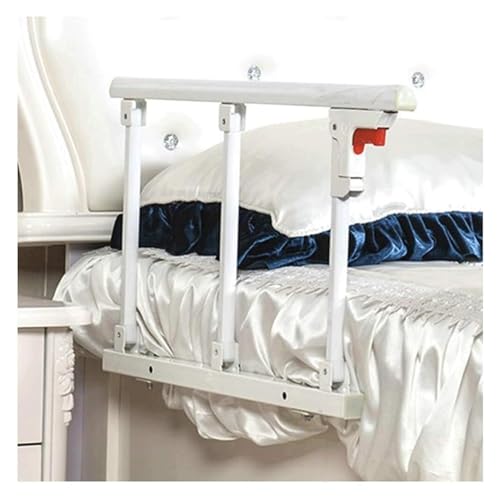 Faltbare Bettgitter Sicherheitsseitenschutz for ältere Erwachsene Assist Handle Bettgeländer Krankenhaus Aluminiumlegierung Griff Stoßstange(70x40cm(4cm)) von KAnduo