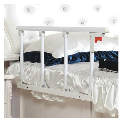 Faltbare Bettgitter Sicherheitsseitenschutz for ältere Erwachsene Assist Handle Bettgeländer Krankenhaus Aluminiumlegierung Griff Stoßstange(94x40cm(4cm)) von KAnduo