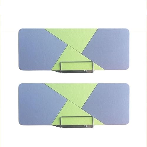 KAnduo 2er-Pack Schreibtisch-Sichtschutzteiler, freistehende akustische Schallschutzplatte for schalldichte Tischtrenner(A,30x100cm) von KAnduo