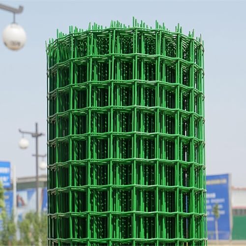 KAnduo Garten Maschendraht Mehrzweck-Zaunrollen aus verzinktem Stahldraht mit grüner PVC-Beschichtung for Garten, Gemüse und Tiere(2.5mm) von KAnduo
