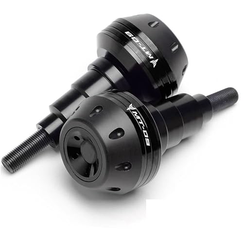 KAnduo M for Yamaha MT 07 2021 2022 Sturzpads MT-09 MT 09 2014-2020 Motorrad Aluminium Crash Falling Protector Y (Color : MT09 Black) von KAnduo