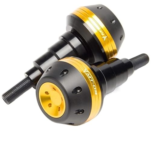 KAnduo M for Yamaha MT 07 2021 2022 Sturzpads MT-09 MT 09 2014-2020 Motorrad Aluminium Crash Falling Protector Y (Color : MT09 Gold) von KAnduo