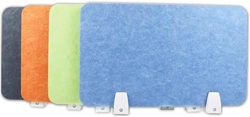 KAnduo Schreibtisch-Sichtschutzteiler, Schallschutz-Trennwandklemme - Akustische Trennwand, Schreibtisch-Stehkabinentrennwand(Blu,60x30cm) von KAnduo