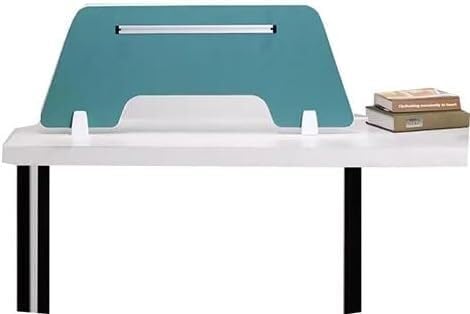 KAnduo Sichtschutz-Trennwand for den Schreibtisch, freistehende akustische Trennwand zur Geräuschreduzierung mit Stützfüßen(Blue-b,30X60X0.5CM) von KAnduo