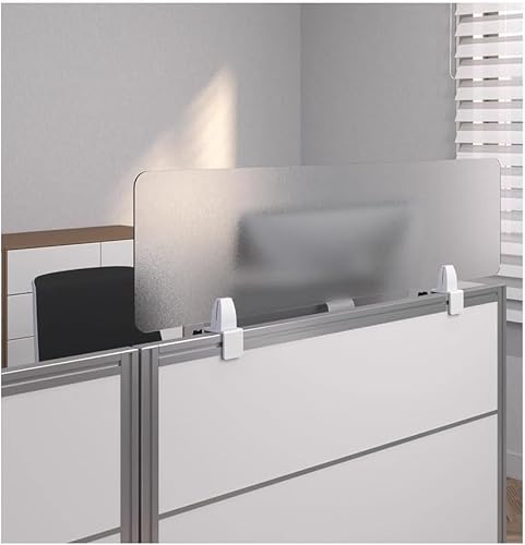 KAnduo Sichtschutz for Schreibtische, transparente Acryl-Kunststoffplatte, Trennwandschutz for Büros, Schulen und Bibliotheken(100x30cm) von KAnduo