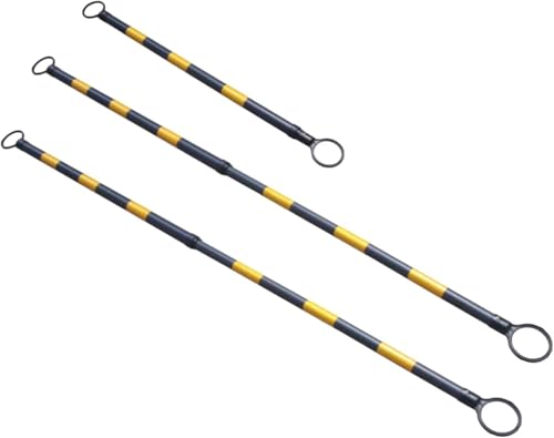 KAnduo Versenkbare Verkehrsleitkegel Leitkegel Verbindungsstange 1,25-2m, Reflektierende Verbindungsstange for Kunststoff-Parkkegel(3 Pcs) von KAnduo