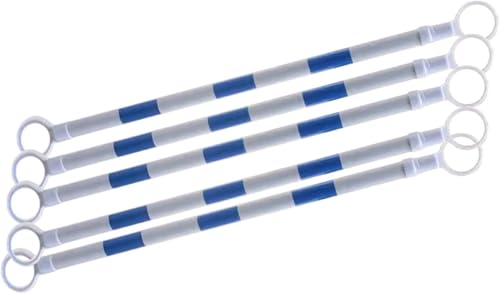 KAnduo Versenkbare Verkehrsleitkegel Reflektierender Verkehrsabsperrpfosten, tragbarer Leitkegel-Verbindungspfosten, Warnsicherheitswerkzeug, 5 Stück(Blu) von KAnduo