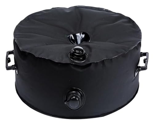 Wassergefüllte Schirmständertaschen, runde Sonnenschirmständergewichtstasche mit Griff for die Schirmständer im Freien auf der Terrasse(40L) von KAnduo