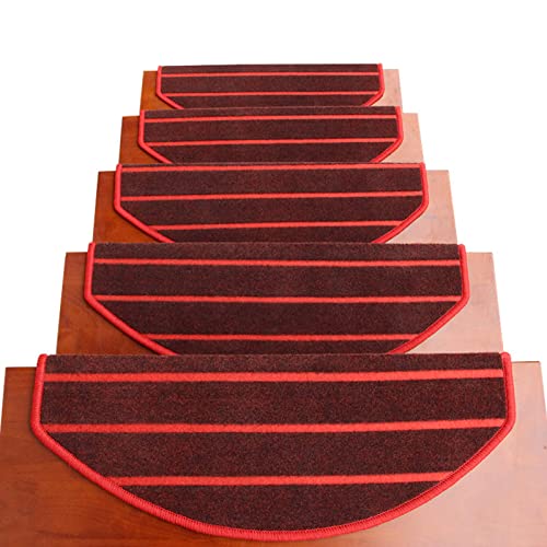 KAyziu Treppenstufen Matten 15er Set, Stufenmatten Selbstklebend, 75x24cm, Stufenteppiche, Strapazierfähig, Pflegeleicht von KAyziu