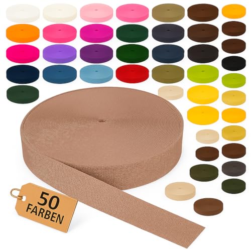 KBBB Gurtband 2m oder 5m lang – 50 Farben Breiten: 10mm 15mm 20mm 25mm 30mm 40mm 50mm Polypropylen KBBB Gurtband 2m oder 5m lang – 50 Farben Breiten: 10mm 15mm 20mm 25mm 30mm 40mm 50mm Polypropylen von KBBB
