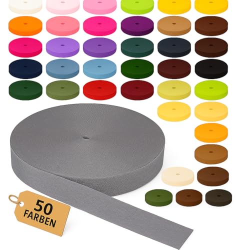 KBBB Gurtband 2m oder 5m lang – 50 Farben Breiten: 10mm 15mm 20mm 25mm 30mm 40mm 50mm Polypropylen KBBB Gurtband 2m oder 5m lang – 50 Farben Breiten: 10mm 15mm 20mm 25mm 30mm 40mm 50mm Polypropylen von KBBB