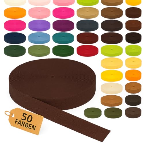 KBBB Gurtband 2m oder 5m lang – 50 Farben Breiten: 10mm 15mm 20mm 25mm 30mm 40mm 50mm Polypropylen KBBB Gurtband 2m oder 5m lang – 50 Farben Breiten: 10mm 15mm 20mm 25mm 30mm 40mm 50mm Polypropylen von KBBB