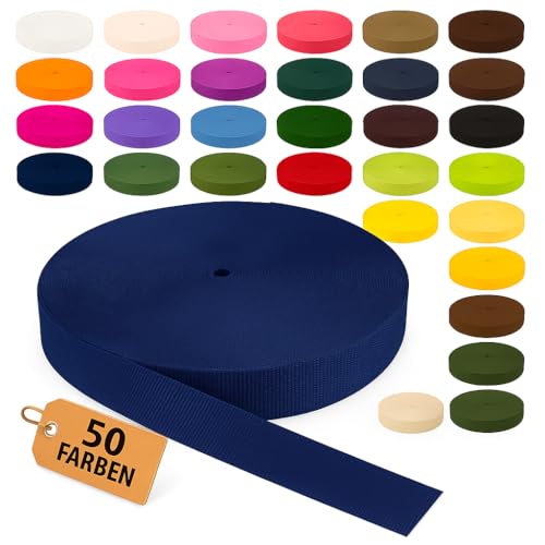 KBBB Gurtband 2m oder 5m lang – 50 Farben Breiten: 10mm 15mm 20mm 25mm 30mm 40mm 50mm Polypropylen KBBB Gurtband 2m oder 5m lang – 50 Farben Breiten: 10mm 15mm 20mm 25mm 30mm 40mm 50mm Polypropylen von KBBB
