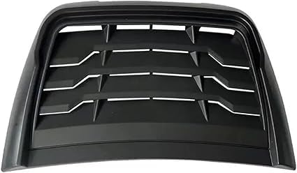 KBDDM Auto Lufthutze Motorhaube Dekoration für Ford Focus MK3 2015-2018, ABS Auto Motorhauben Lufteinlass Dekorative Schaufel Lüftungsgitter Abdeckung Auto Styling Zubehör,A-Black von KBDDM